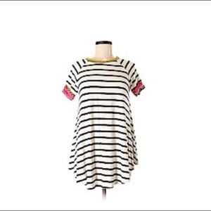 Striped Embroidered Tunic